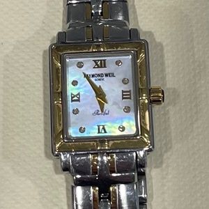 Raymond Weil 9630 Parsifal Mother of Pearl Dial Diamond Accented Watch